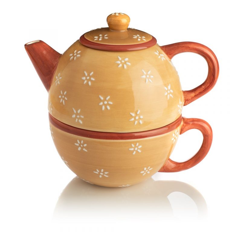 Yellow composite teapot - E-commerce
